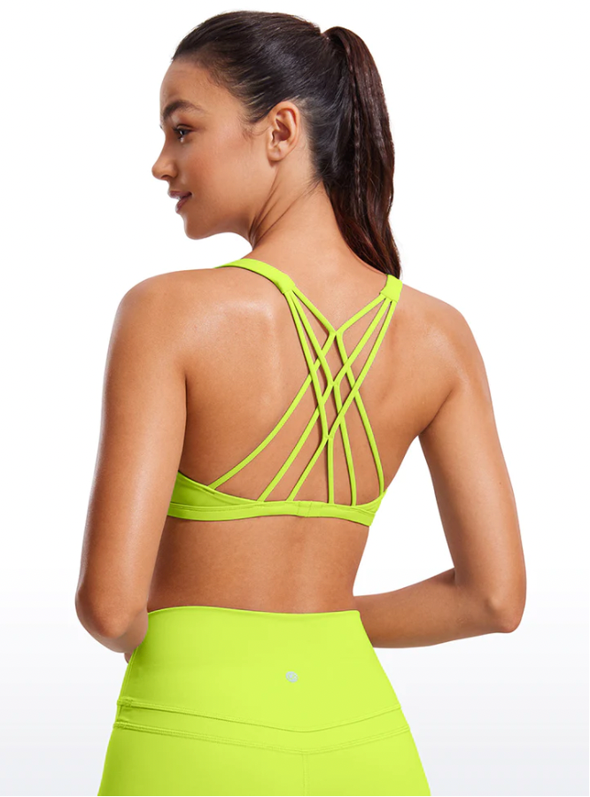 Strappy Yoga Bra
