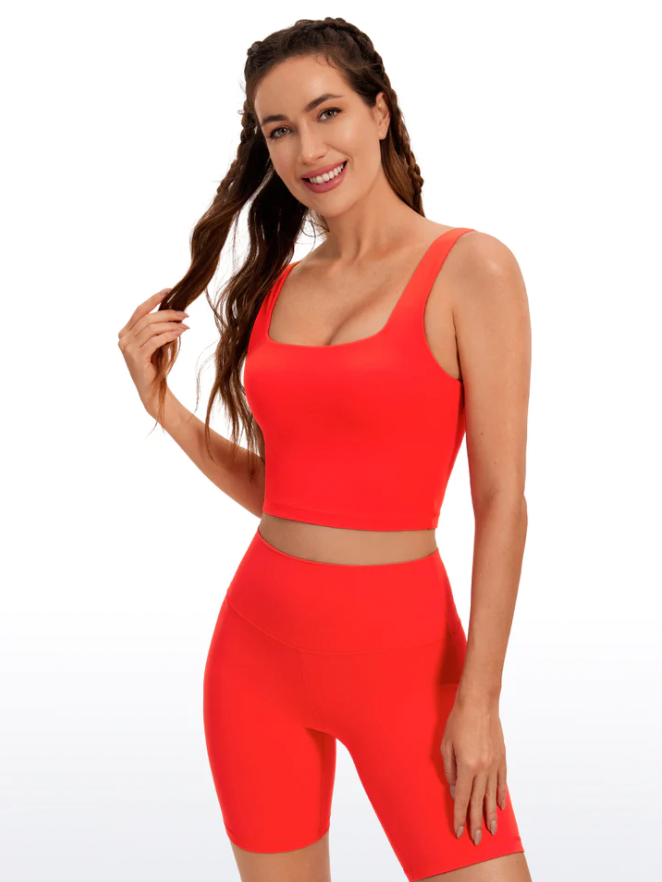 Longline Bra Square Neck