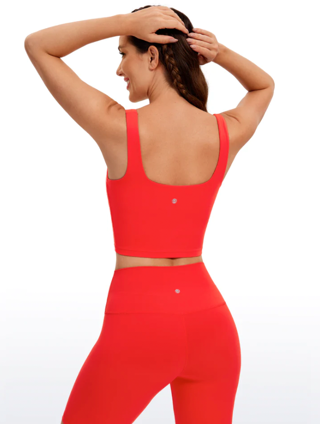 Longline Bra Square Neck