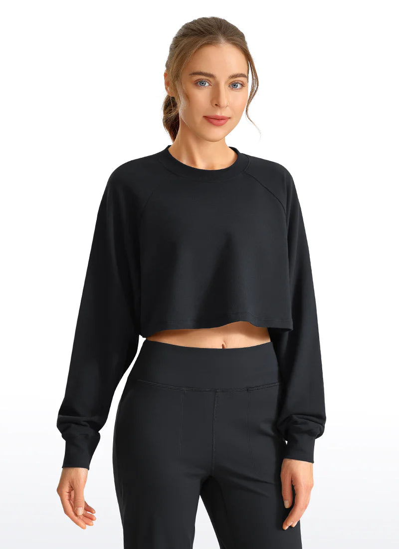 Crop Long Sleeve Sweater
