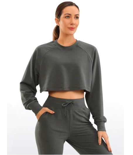 Crop Long Sleeve Sweater